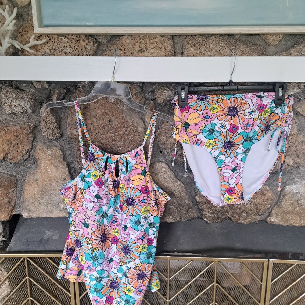 Tankini Set Retro Print